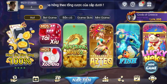 Trang chủ đã đăng nhập tại 999bet