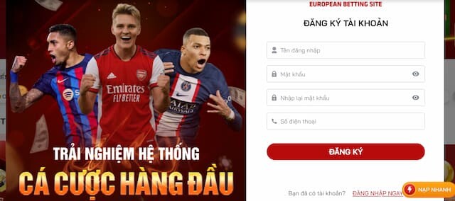 Hướng dẫn đăng ký tài khoản Red88. win