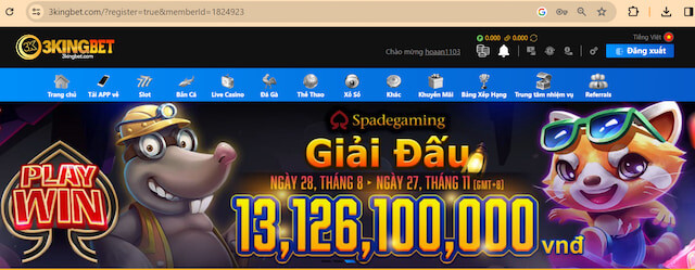 Link vào Trang chủ 3kingbet