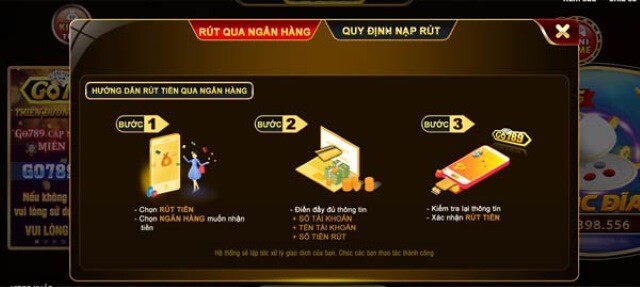 Rút tiền tại go789. cc