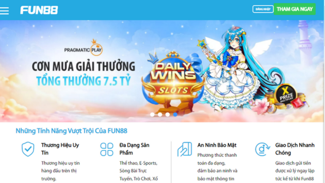 Fun88 - Trang xóc đĩa Online uy tín hàng đầu châu Á