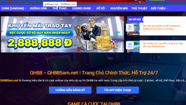 QH88 - Trang xóc đĩa Online hàng đầu hiện nay